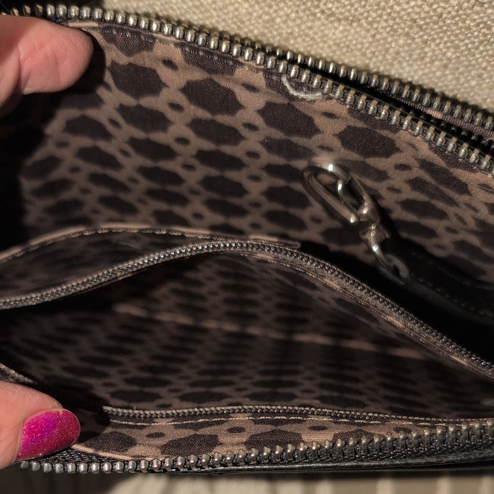 Brighton Black and Silver Crossbody Bag - Picture 5 of 15